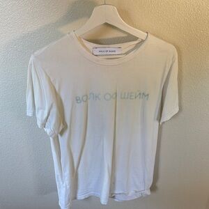Walk of Shame White Graphic T-Shirt